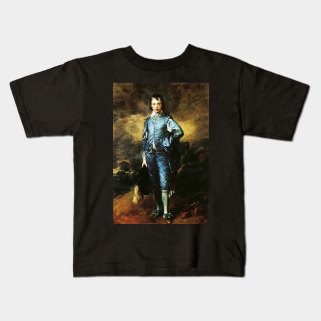 The Blue Boy Thomas Gainsborough Kids T-Shirt by RetroSalt